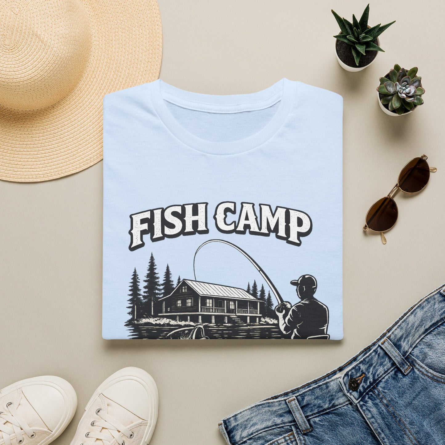 Fish Camp T-Shirt — Support The Fish Camp House Build.