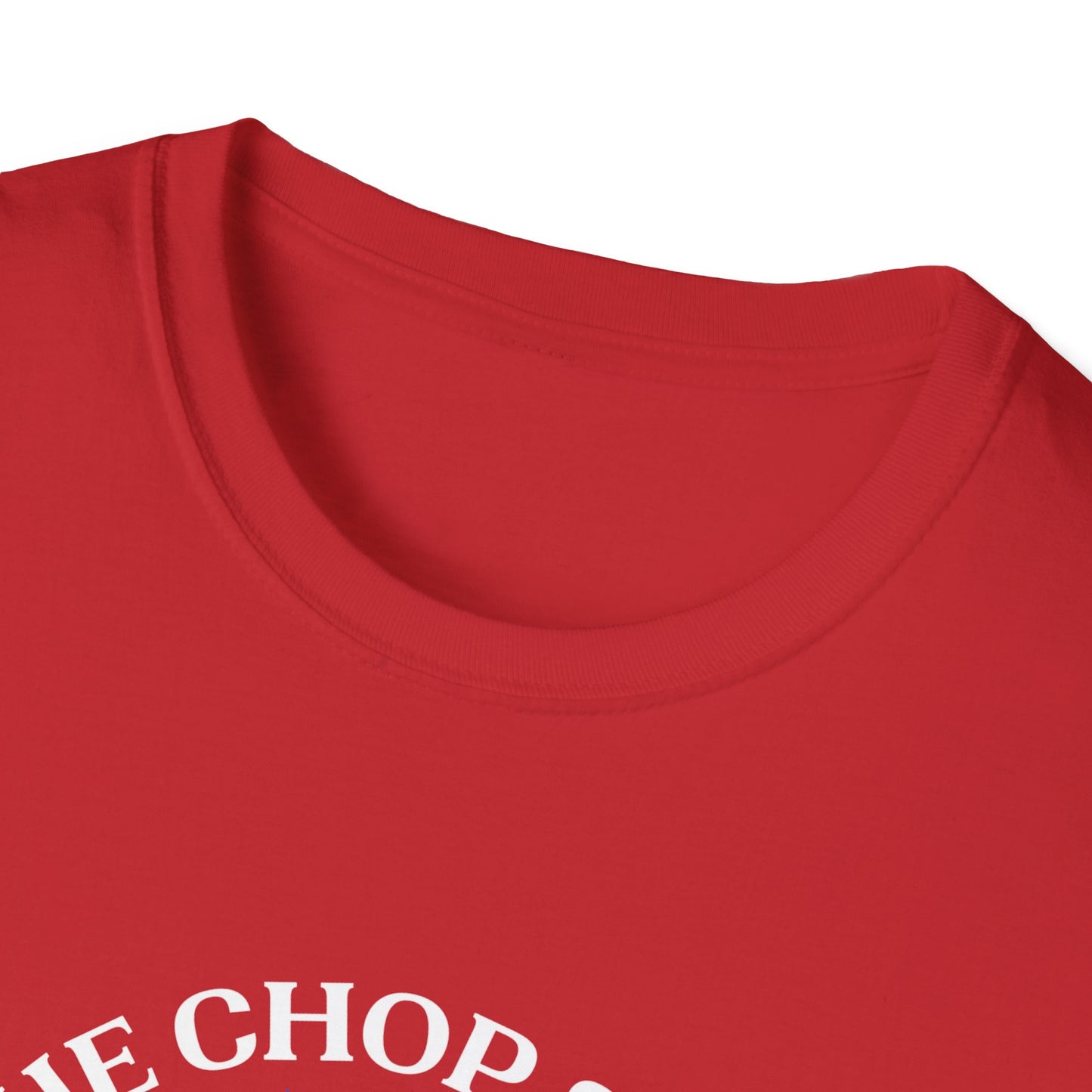 Red, White and Blue Chop Shop Unisex Softstyle T-Shirt