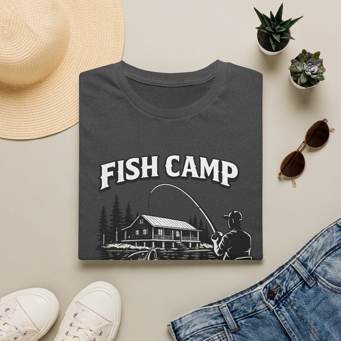 Fish Camp T-Shirt — Support The Fish Camp House Build.
