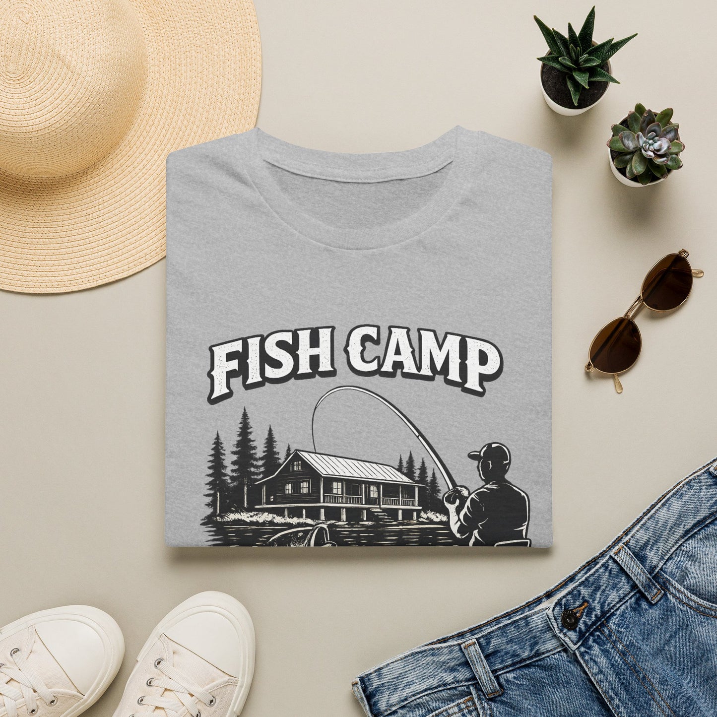Fish Camp T-Shirt — Support The Fish Camp House Build.
