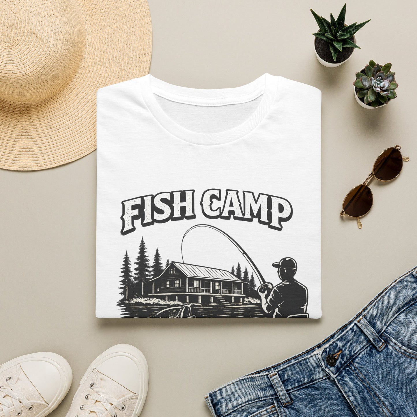 Fish Camp T-Shirt — Support The Fish Camp House Build.