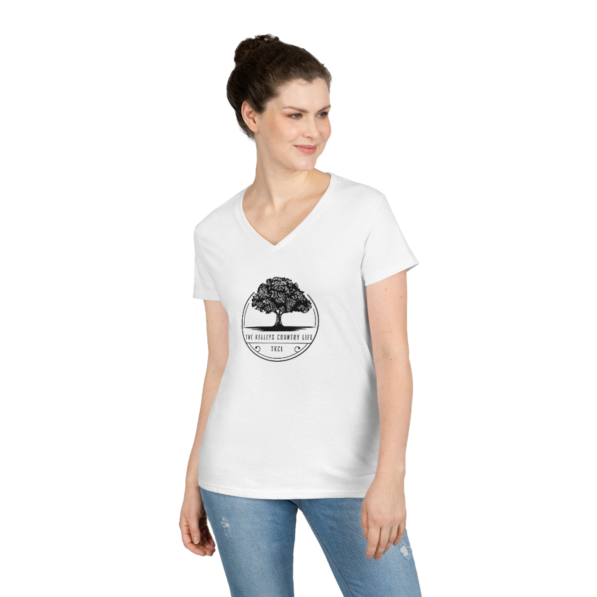 Ladies' V-Neck T-Shirt