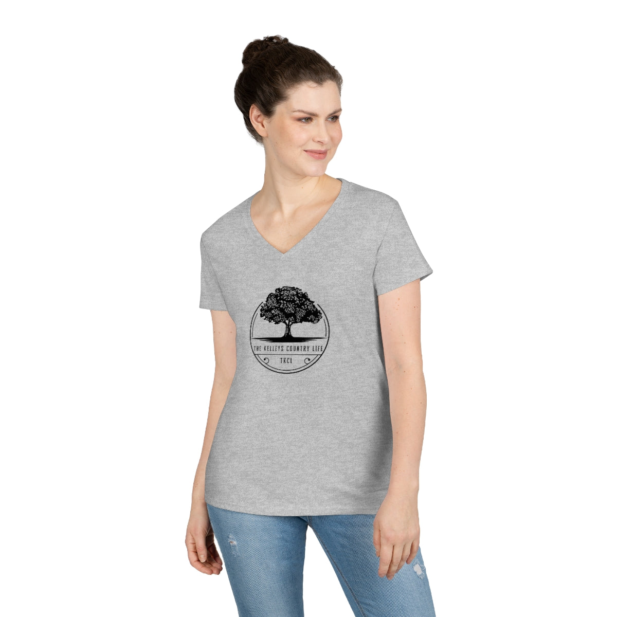 Ladies' V-Neck T-Shirt