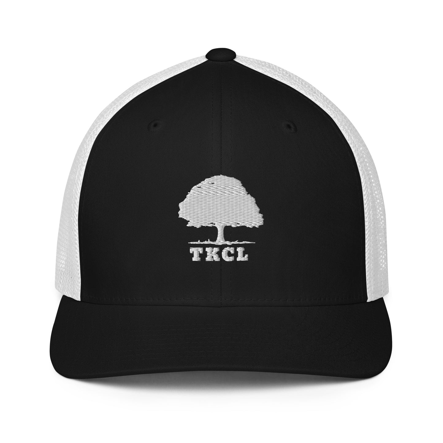 Closed-back trucker cap one size fits most, tree logo.