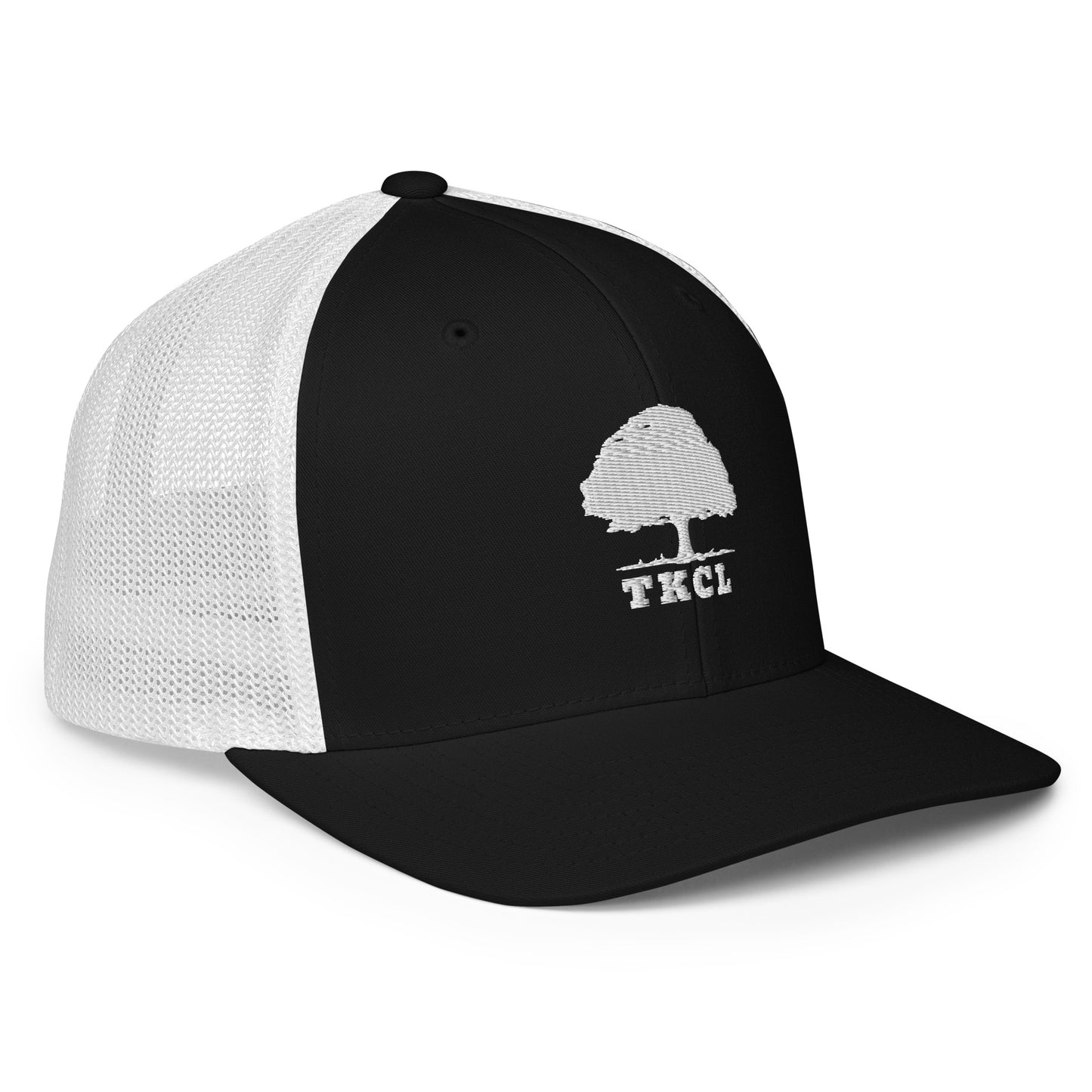 Closed-back trucker cap one size fits most, tree logo.