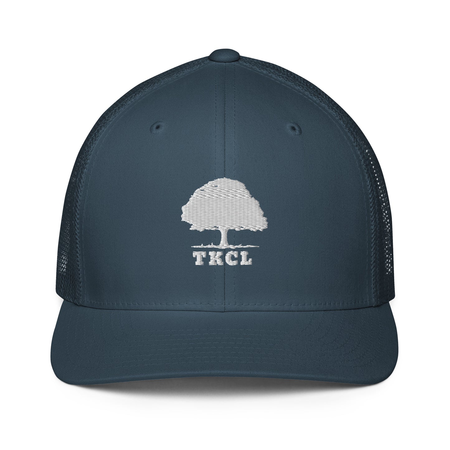 Closed-back trucker cap one size fits most, tree logo.