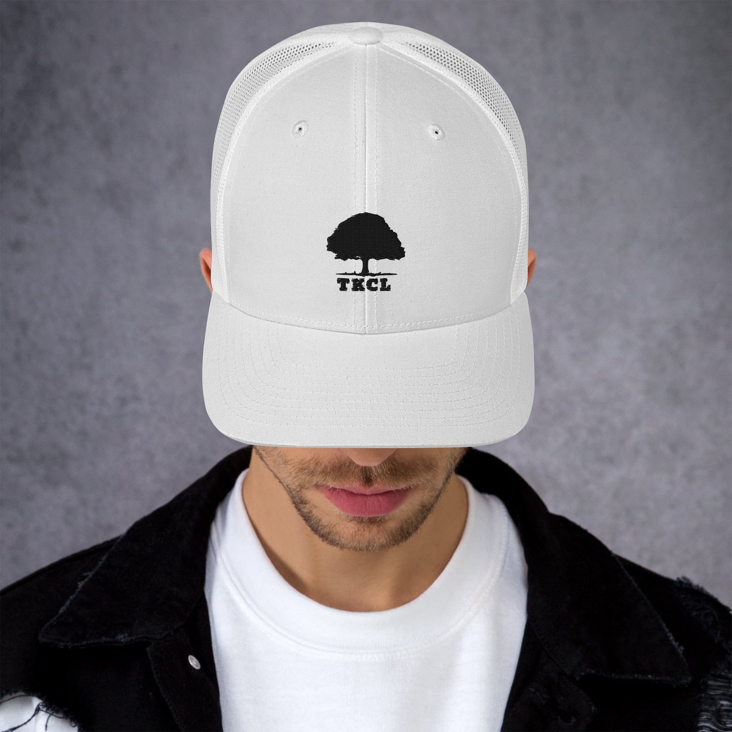 Trucker Cap with tree logo and TKCL wording.