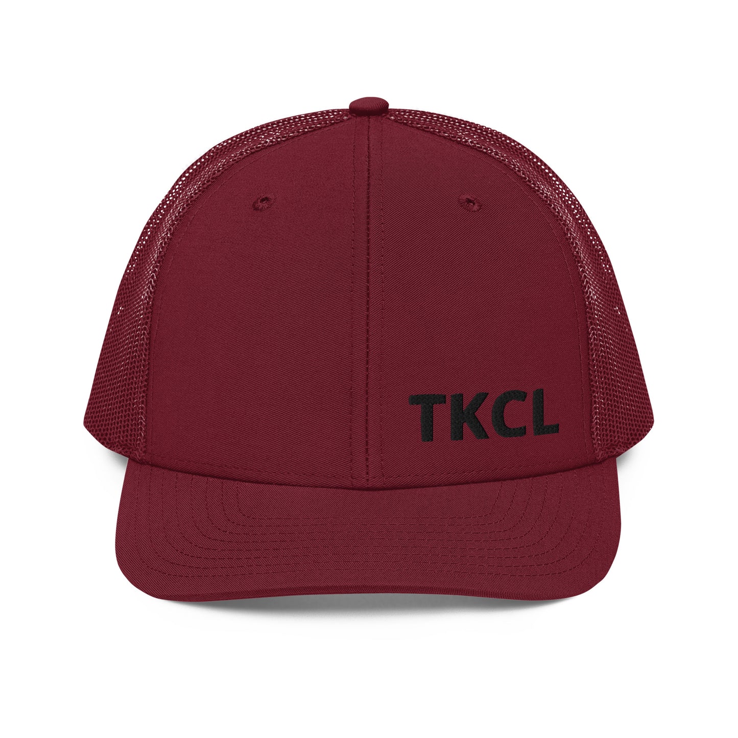 Richardson 112 Trucker Cap with black TKCL wording.