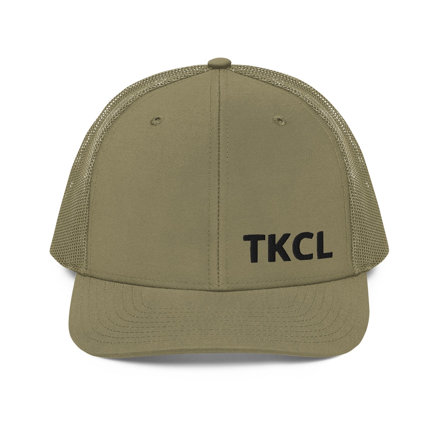 Richardson 112 Trucker Cap with black TKCL wording.