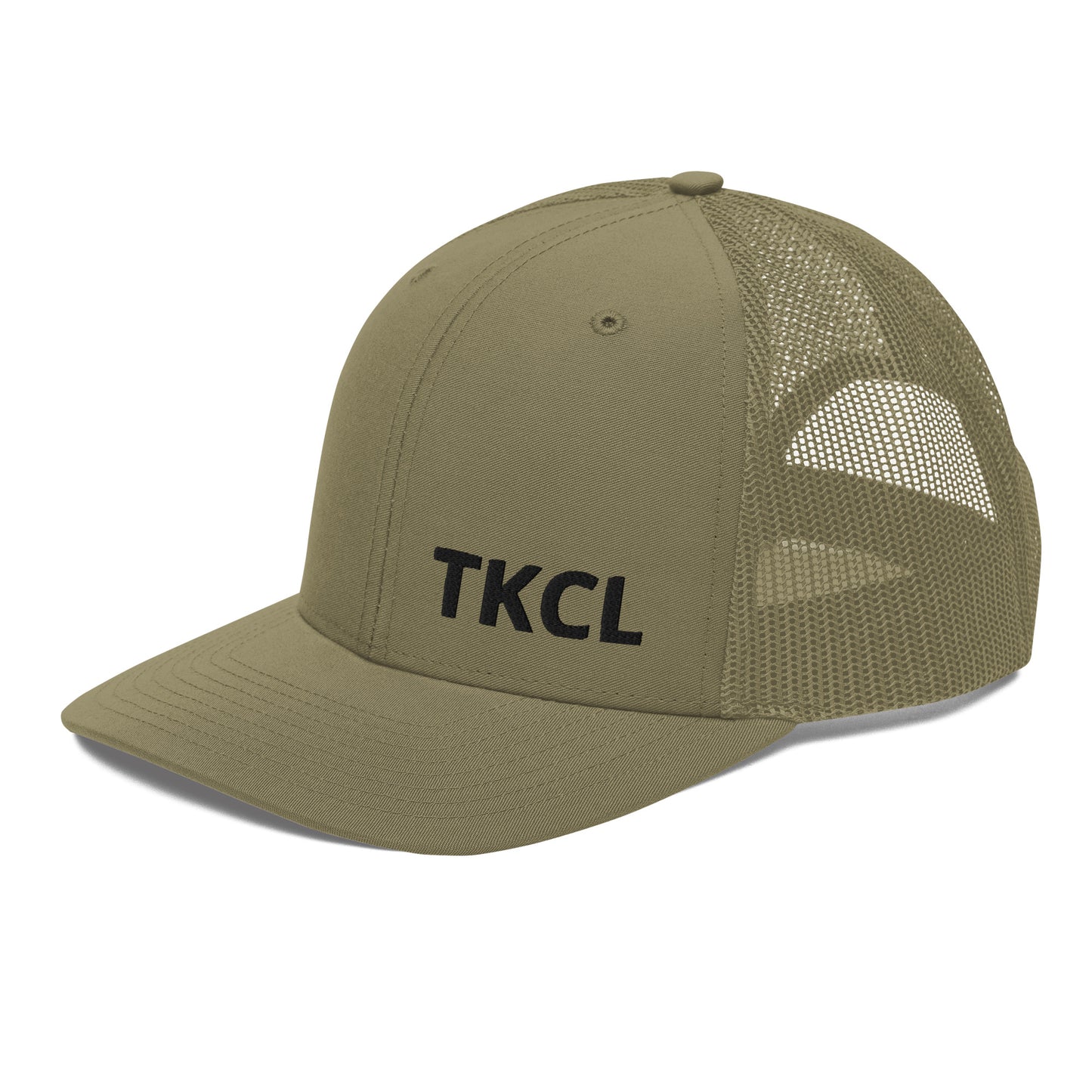 Richardson 112 Trucker Cap with black TKCL wording.